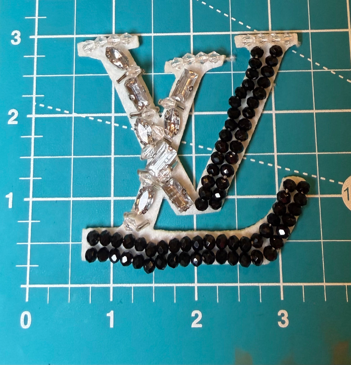 Luxury Beaded Rhinestone Patches – Sew-On or Glue-On Appliqués (Not Iron-On)