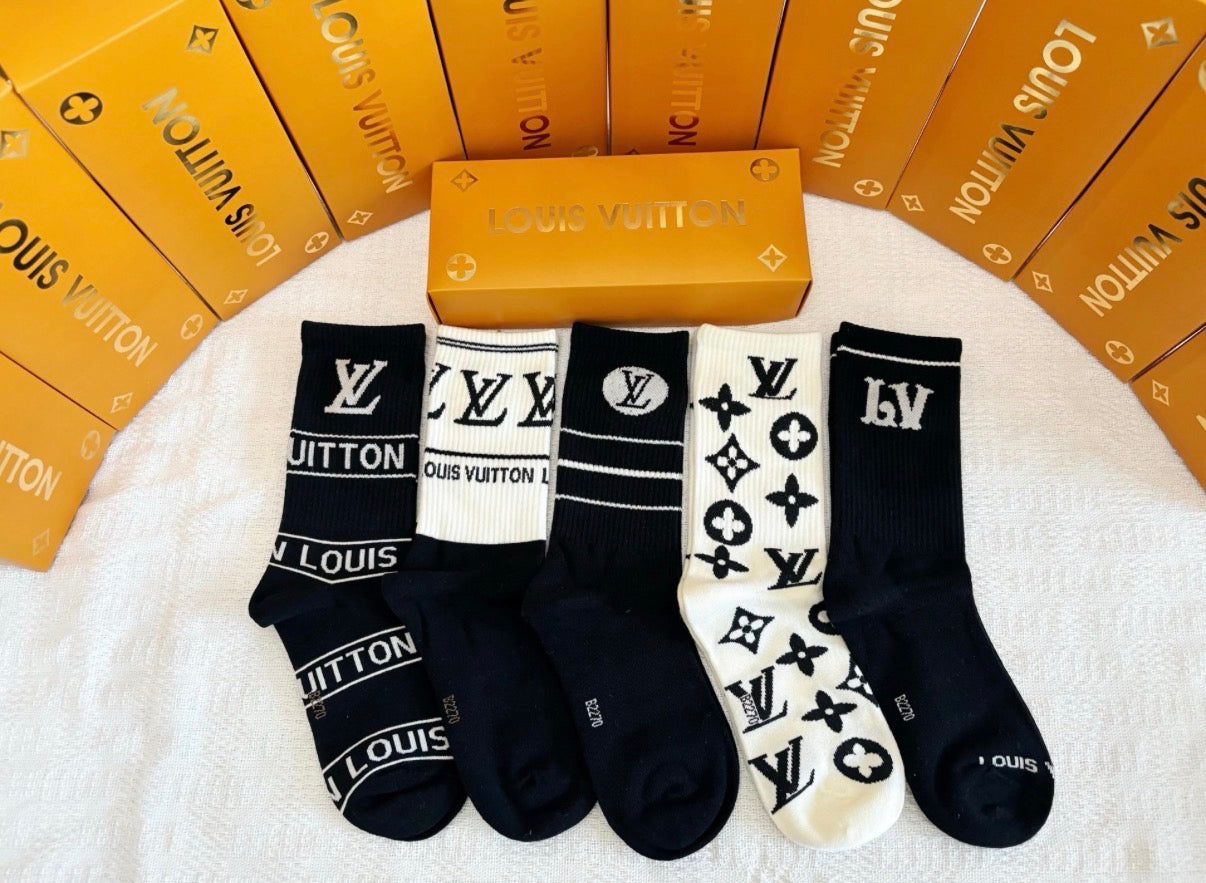 Luxury Socks 5 pairs in the box
