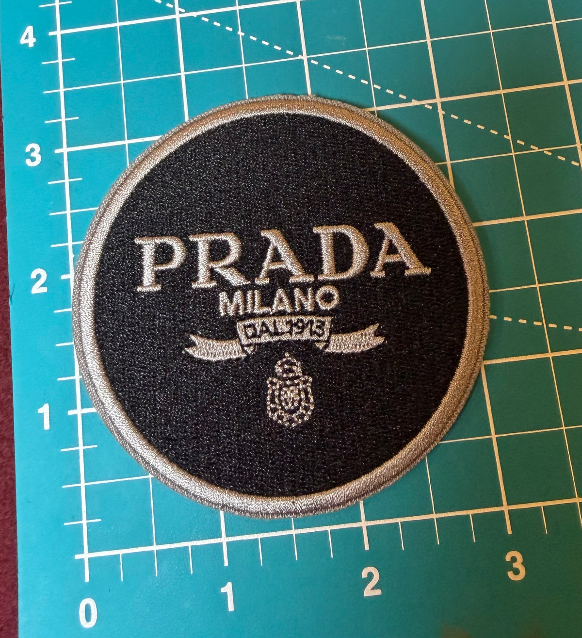 Luxury Designer-Inspired Embroidered Patches & Appliqués – Sold Individually