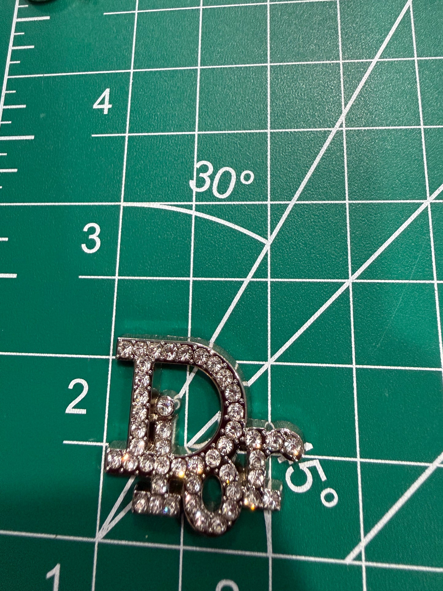 Luxury flat back charms Dio