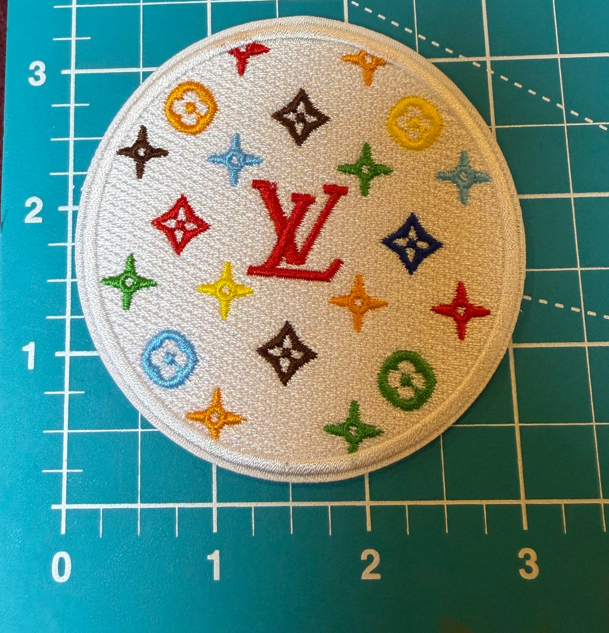Luxury Designer-Inspired Embroidered Patches & Appliqués – Sold Individually