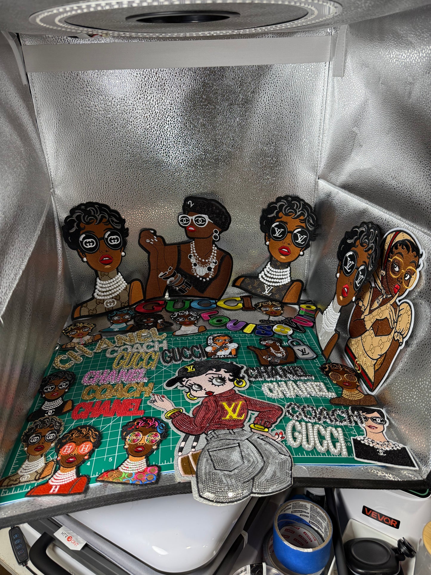 Inspired luxury patches