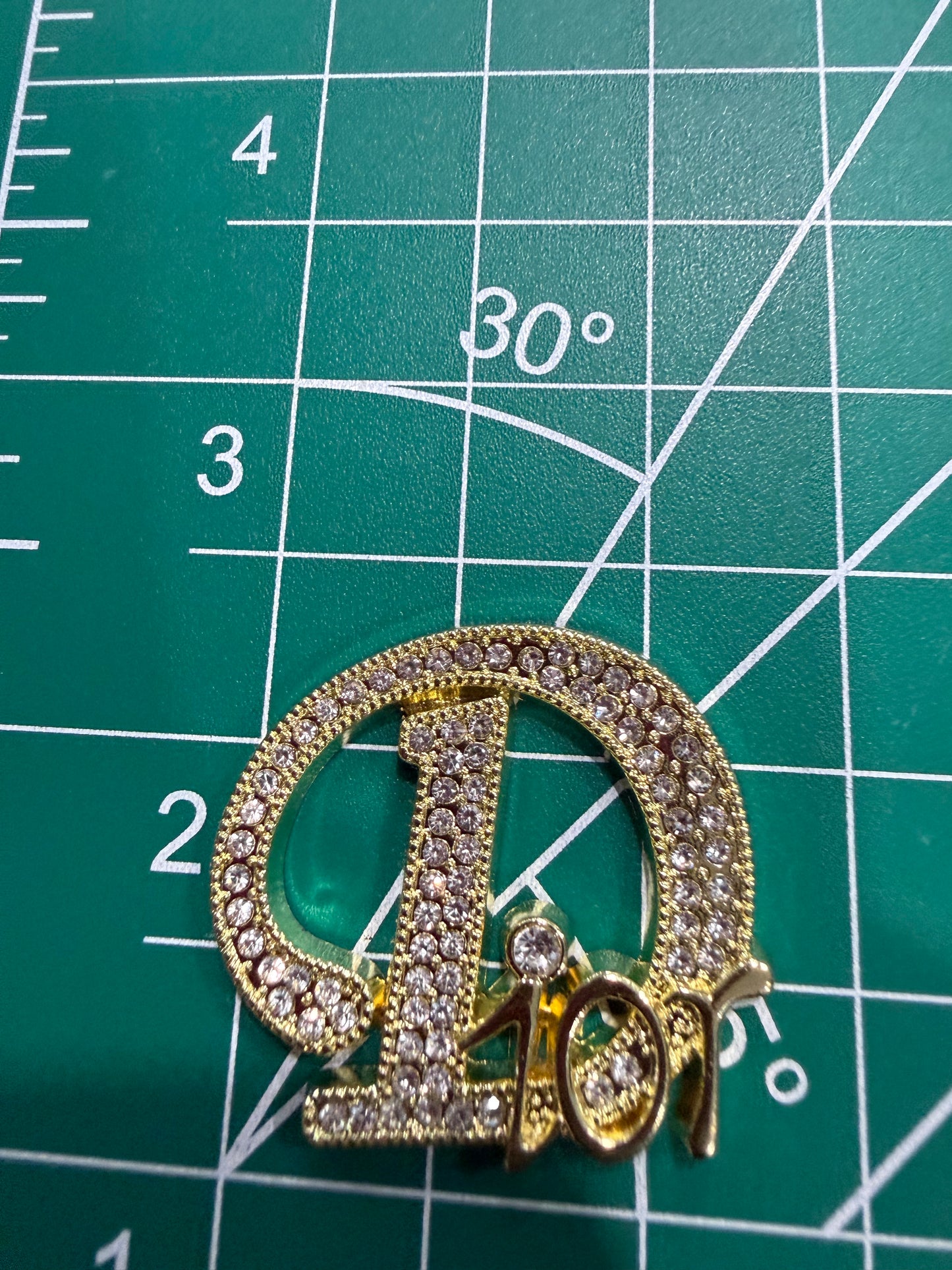 Luxury flat back charms Dio