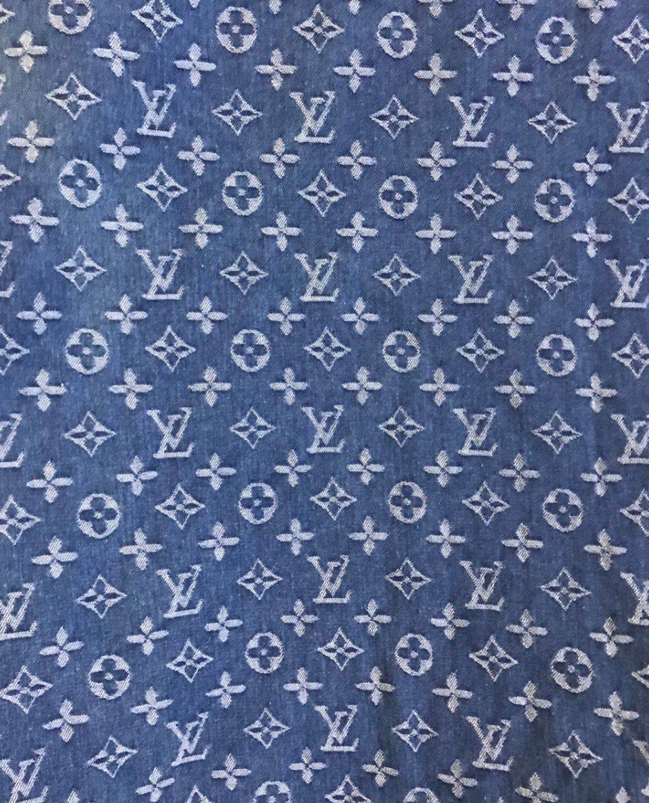 Classic LV Leather Fabric for Shoe Custom Bag Craft