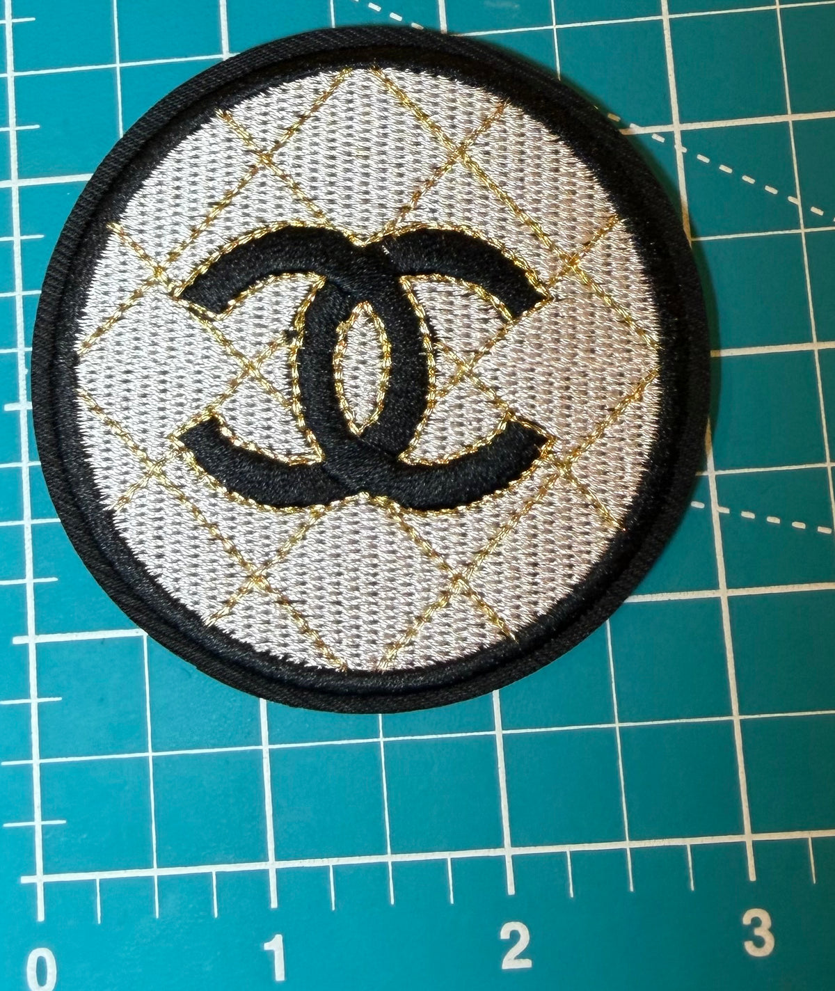 Luxury Designer-Inspired Embroidered Patches & Appliqués – Sold Individually