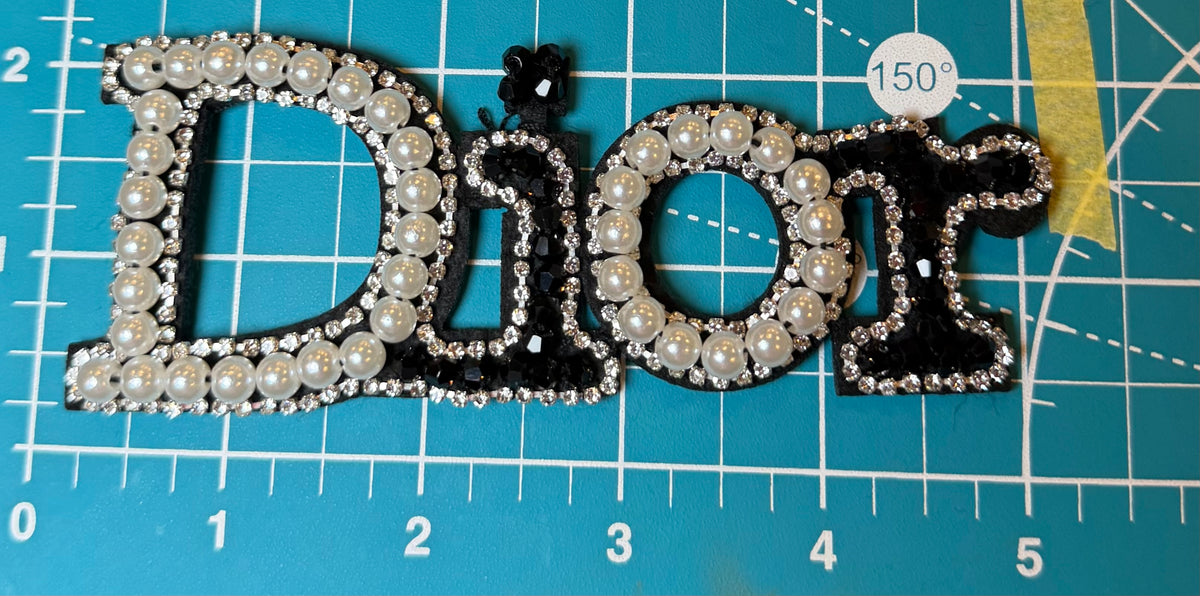 Luxury Beaded Rhinestone Patches – Sew-On or Glue-On Appliqués (Not Iron-On)