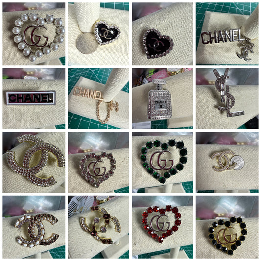 Luxury designer brooches