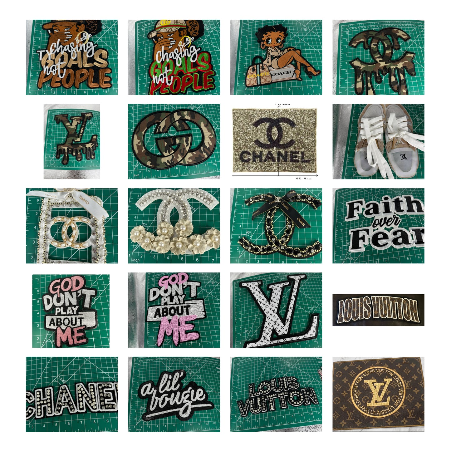 Ms. Debi Cigar  Box and big patches