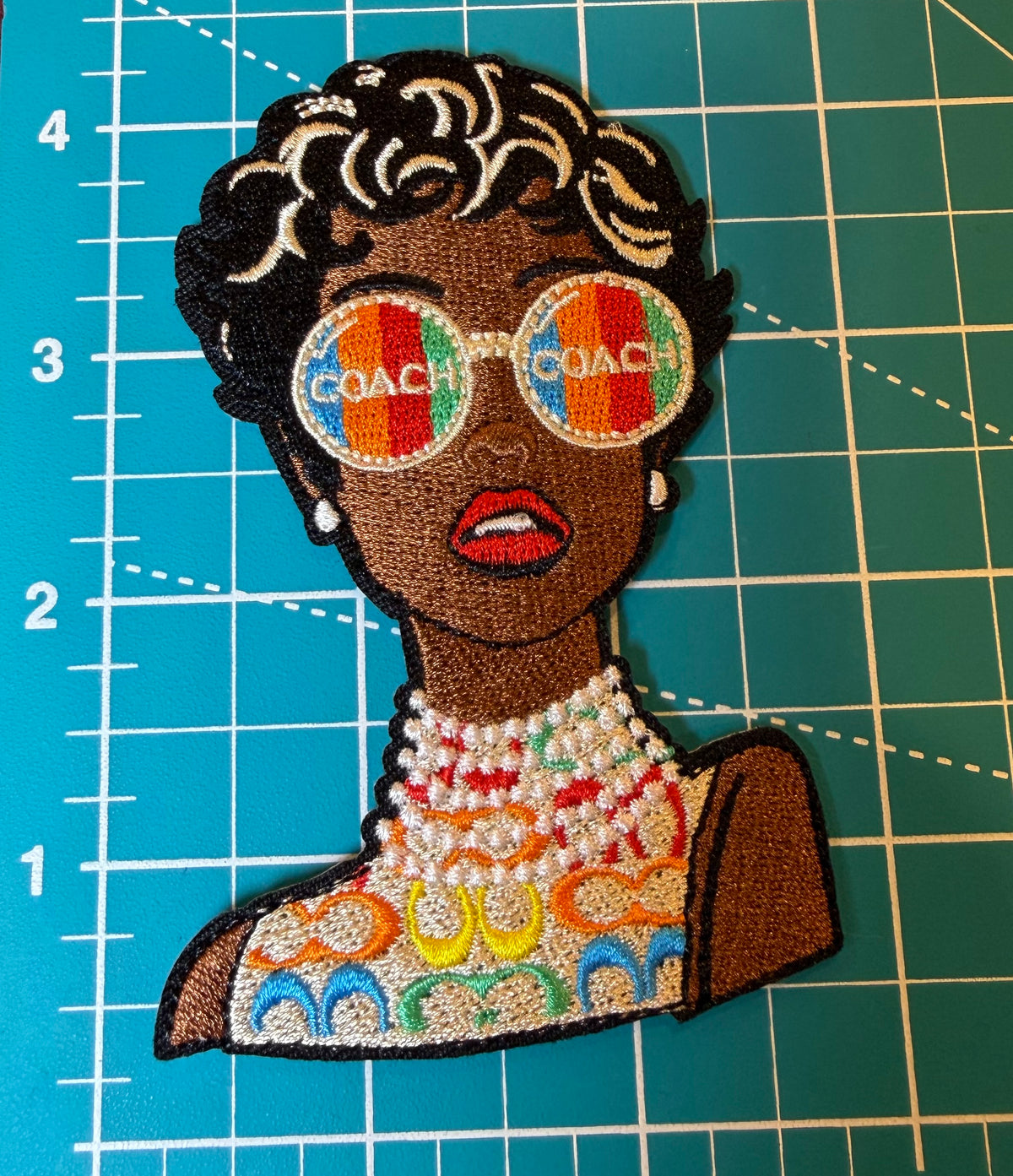 Luxury Designer-Inspired Embroidered Patches & Appliqués – Sold Individually