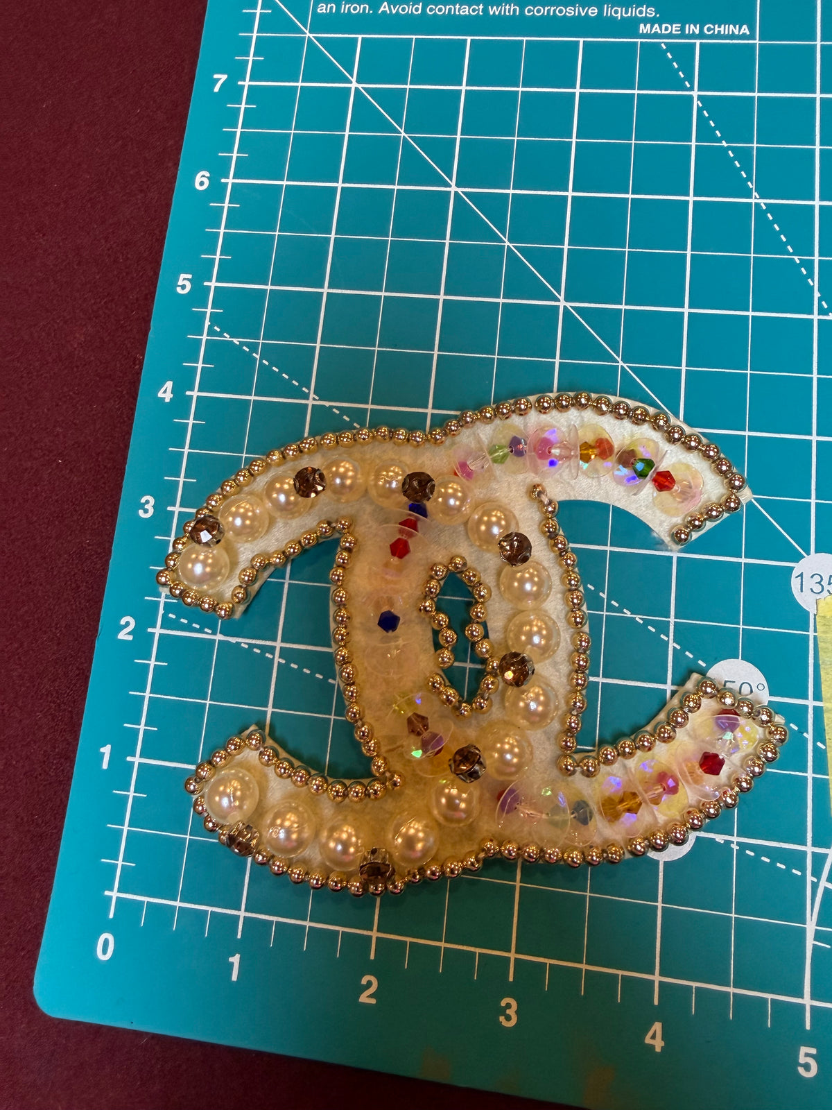 Luxury Beaded Rhinestone Patches – Sew-On or Glue-On Appliqués (Not Iron-On)