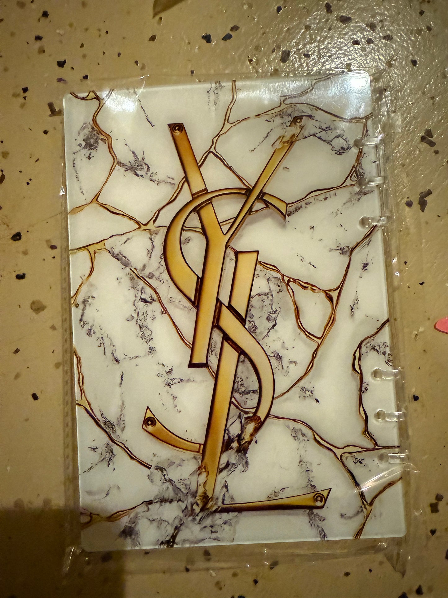 Designer Acrylic  Notebook and Shake Book Student Notebook Handbook