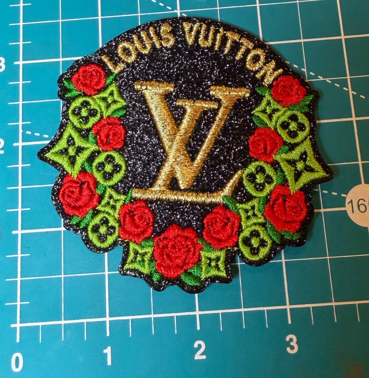 Luxury Designer-Inspired Embroidered Patches & Appliqués – Sold Individually