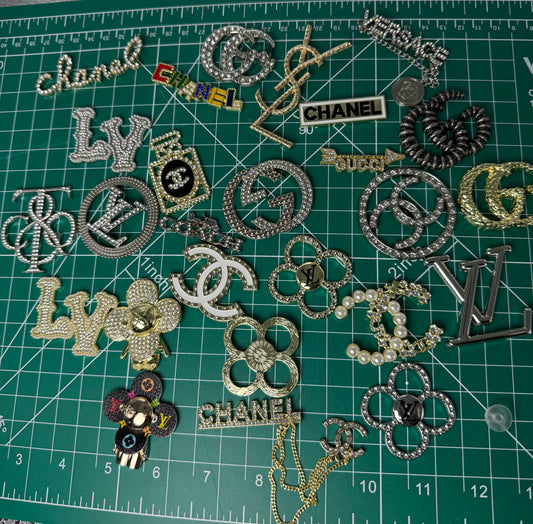 10 pcs mix Flat backs charms