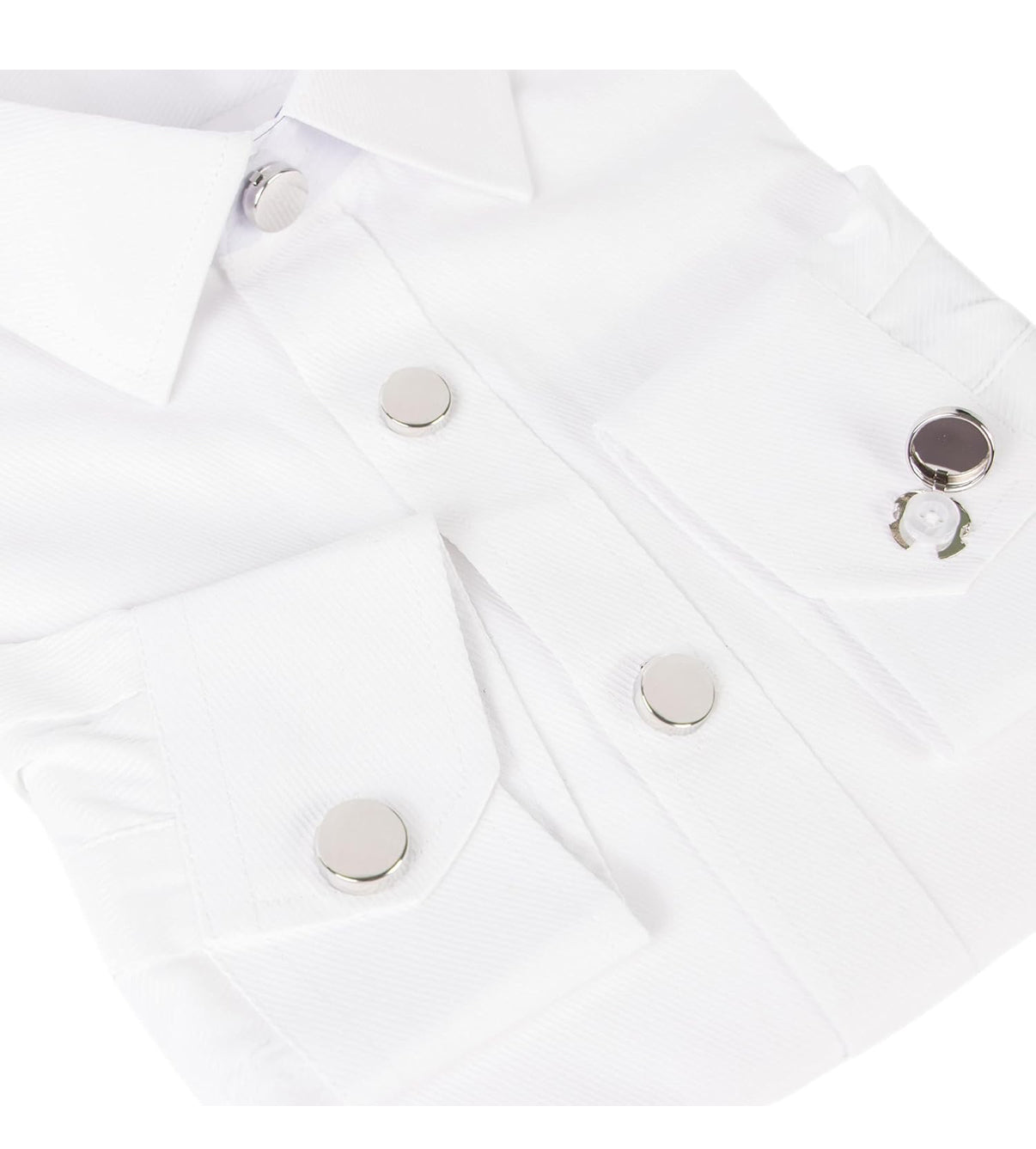 Cuff Links Button Cover Round Brass Blank Cufflinks for Mens Formal Business Shirt