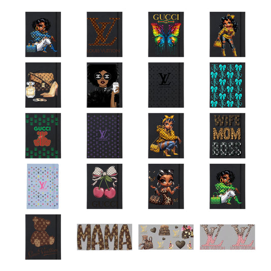 UV Wrapping  Peel and Stick about 15x15 cm might be a bigger depending on design