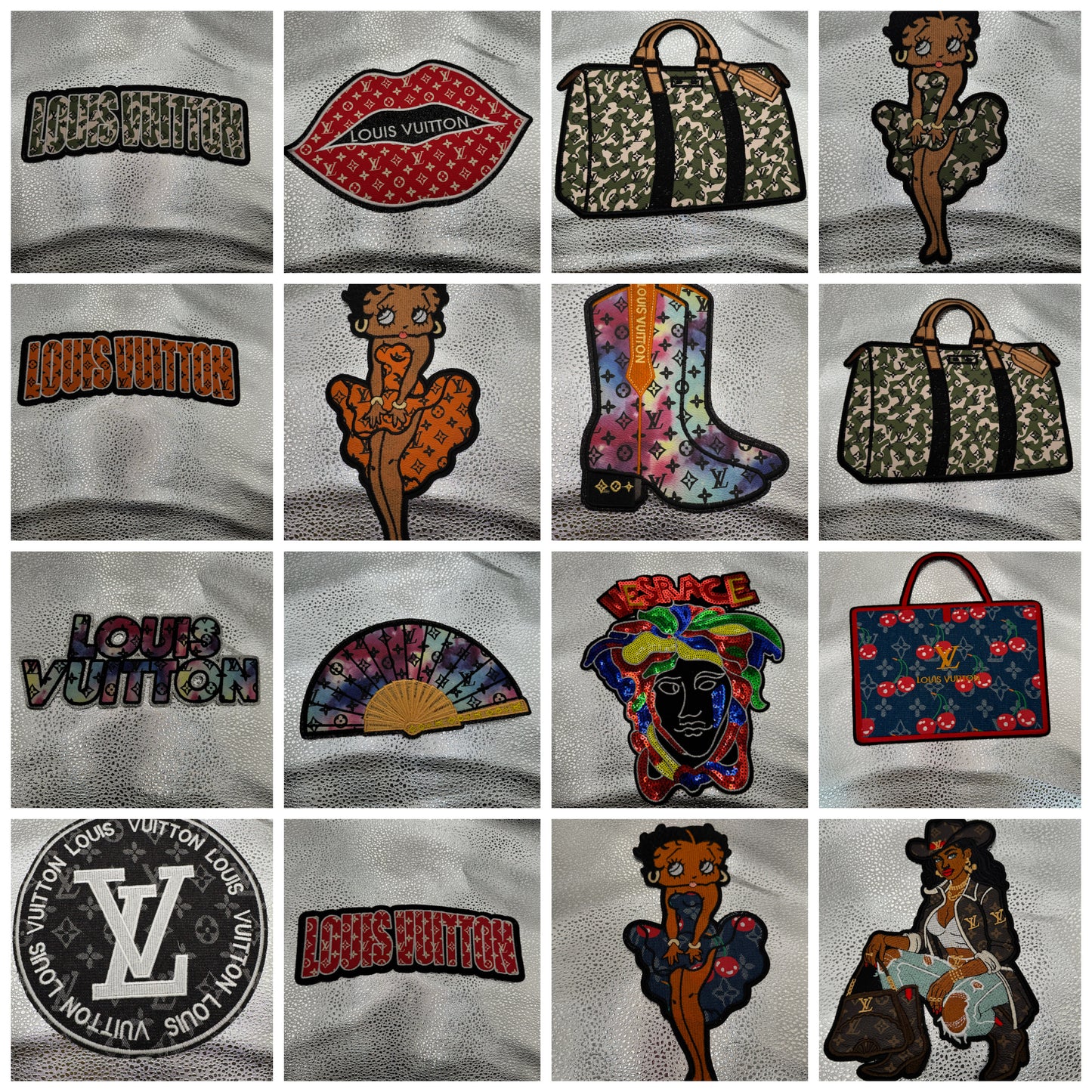 Luxury patches about 6-10 inch