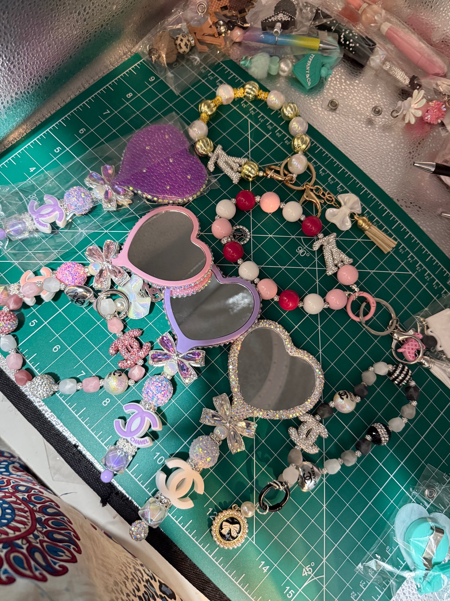 Mirrors and phone keychains