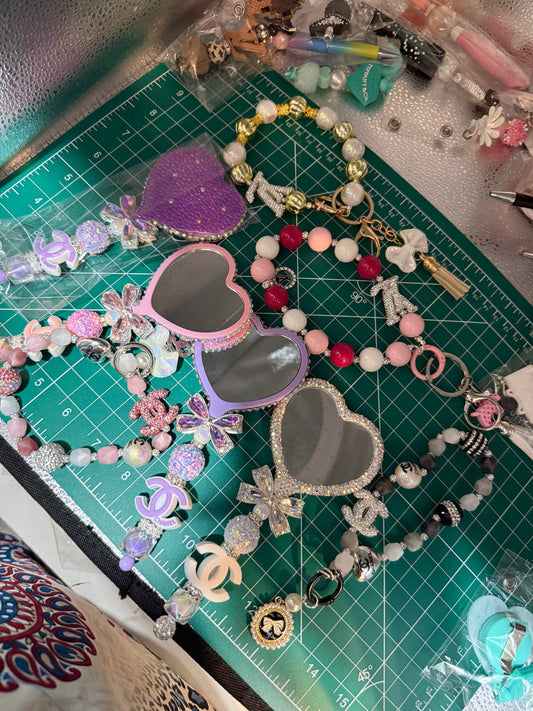 Mirrors and phone keychains